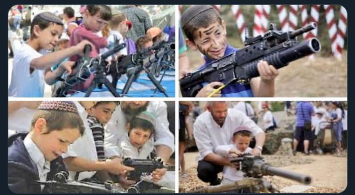 Look it's the innocent jewish children in Israel Image