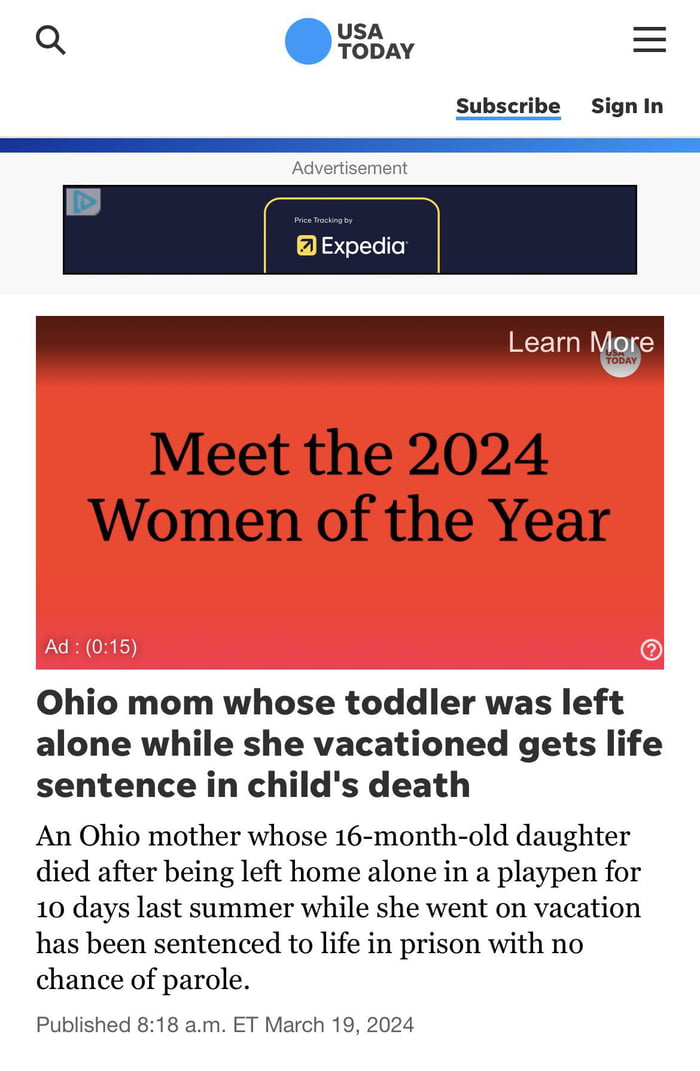 What an unfortunate ad placement