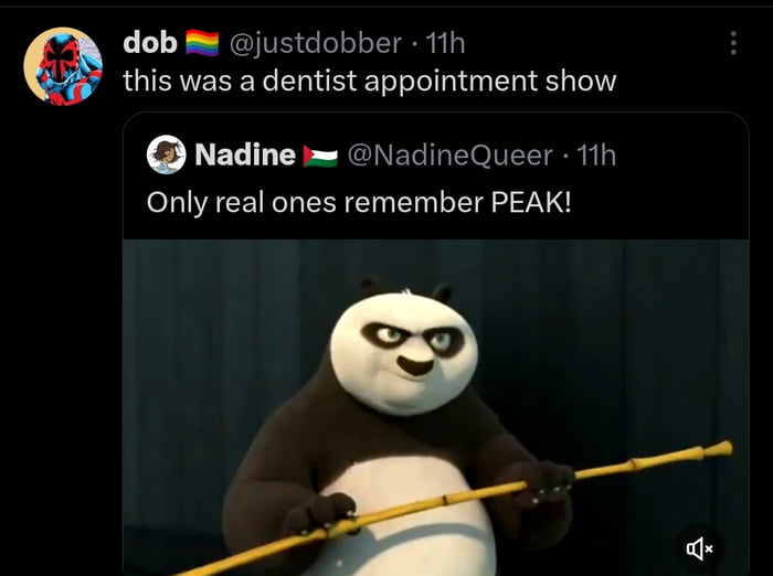 "Peak" for Kung Fu Panda was the TV show?