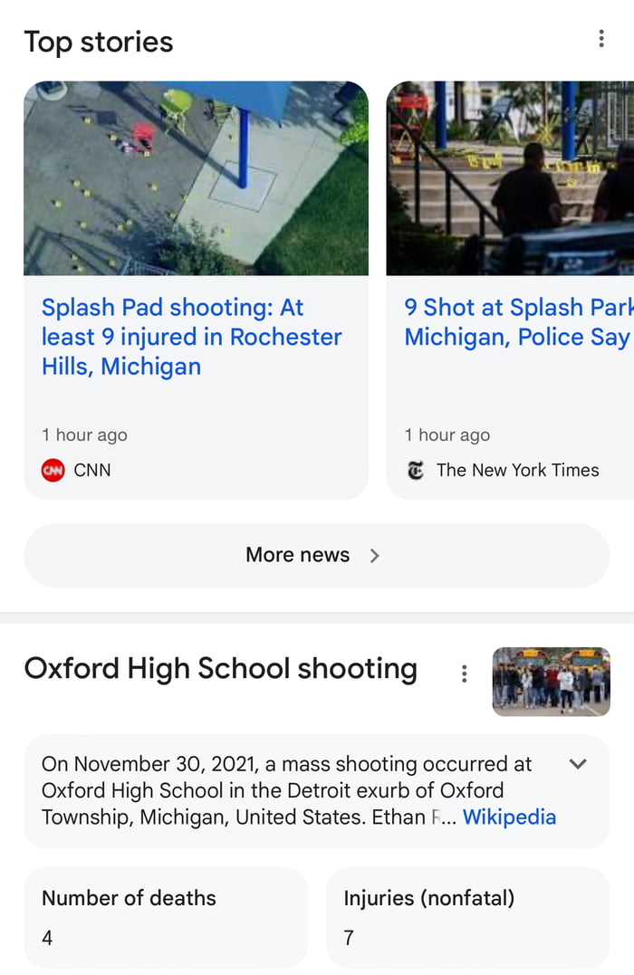 Seems like the shooter failed to top last shooting body coun