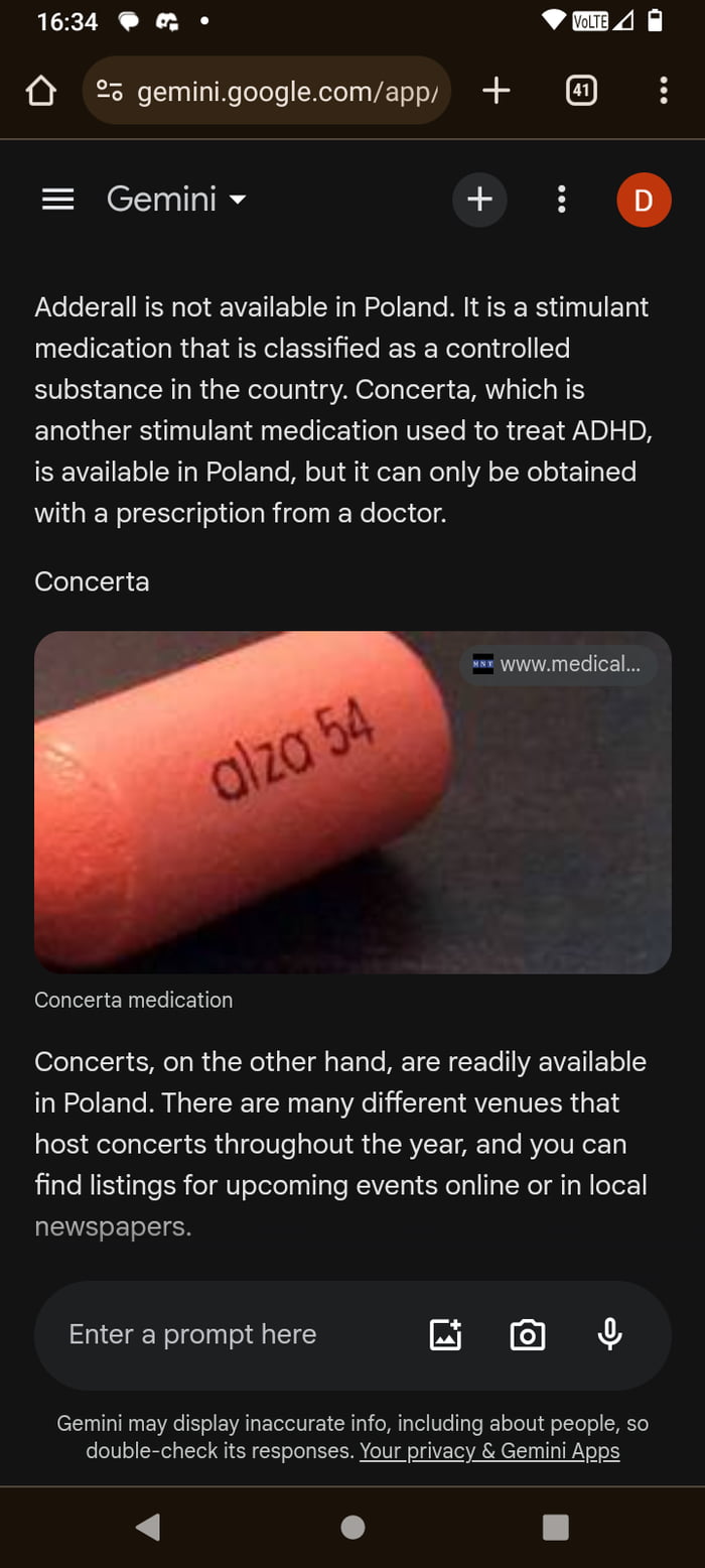 Was looking for available ADHD medications in Poland.... See