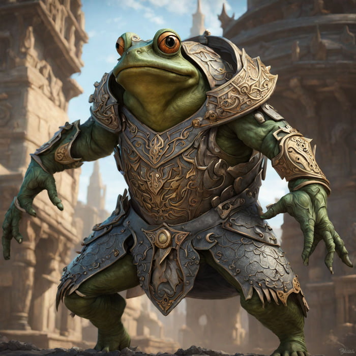 AI generated frog for Wednesday Image