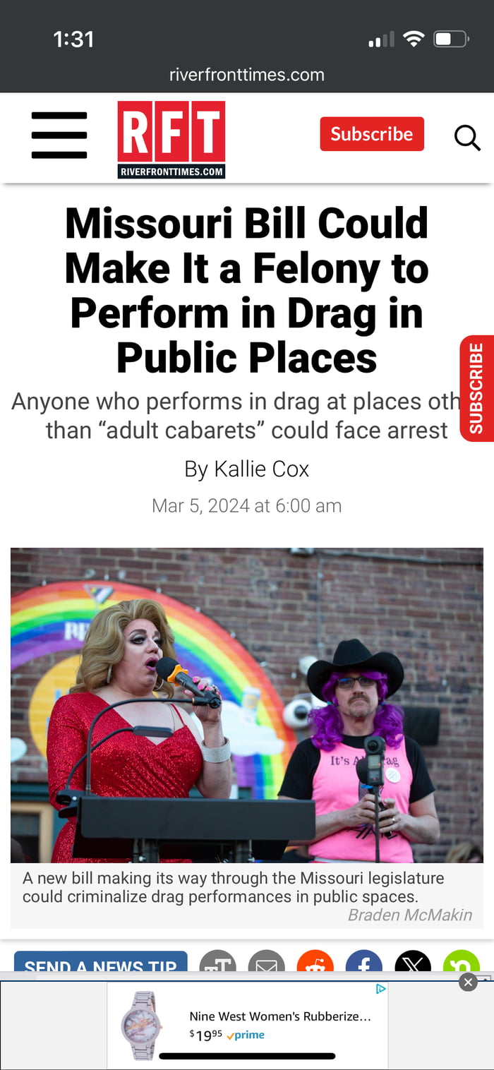 Missouri moves to vote for drag shows to be labeled “expli Image