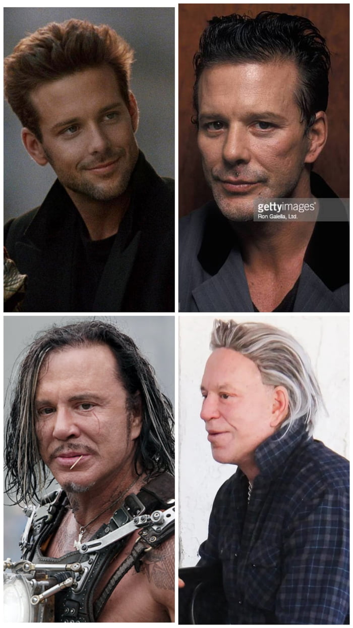 Evolution of Mickey Rourke Image
