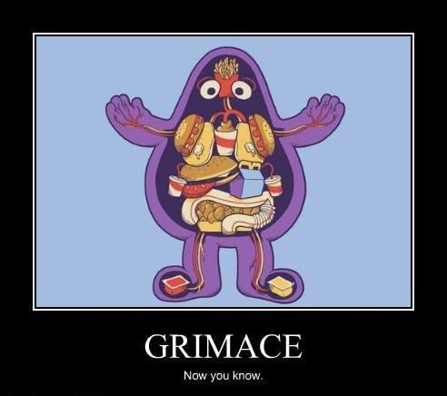 The anatomy of Grimace
