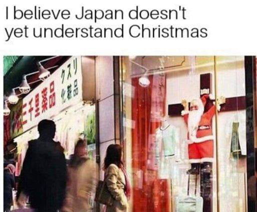 Or, maybe Japan understands Christmas too well