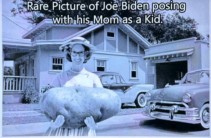 Joe was raised in a potato community