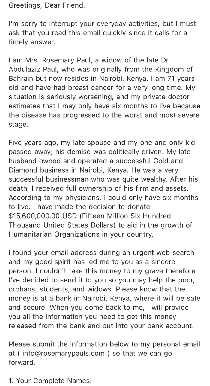 Legit Scam