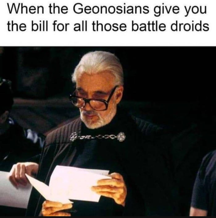 When the bill comes for billions of droids Image