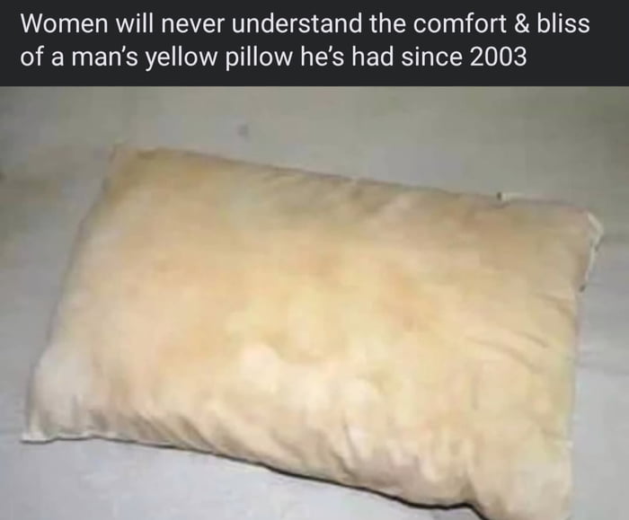 A well broke in pillow is the best Image