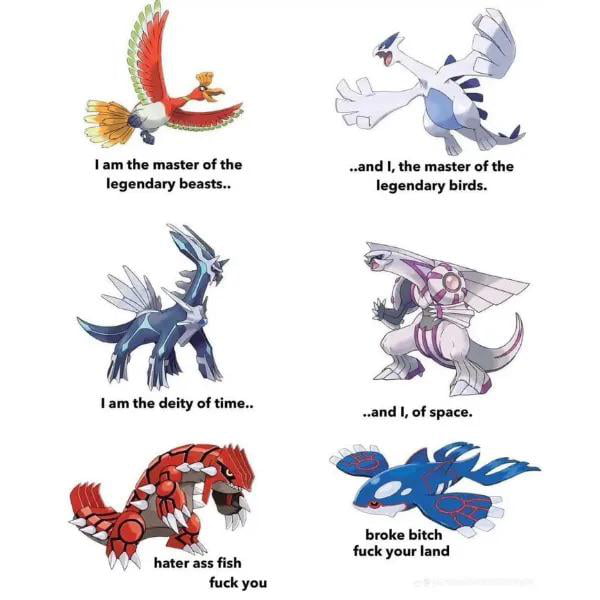 Legendaries and there counterparts