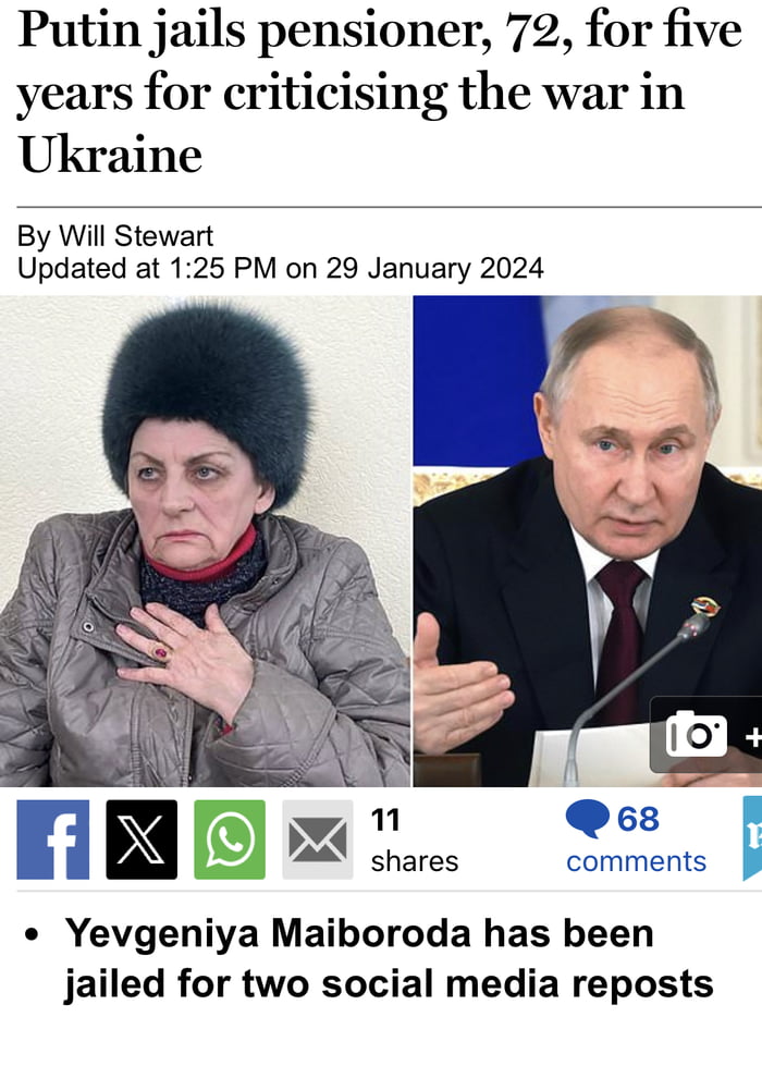 Somewhere in Russia, a son-in-law is overjoyed.