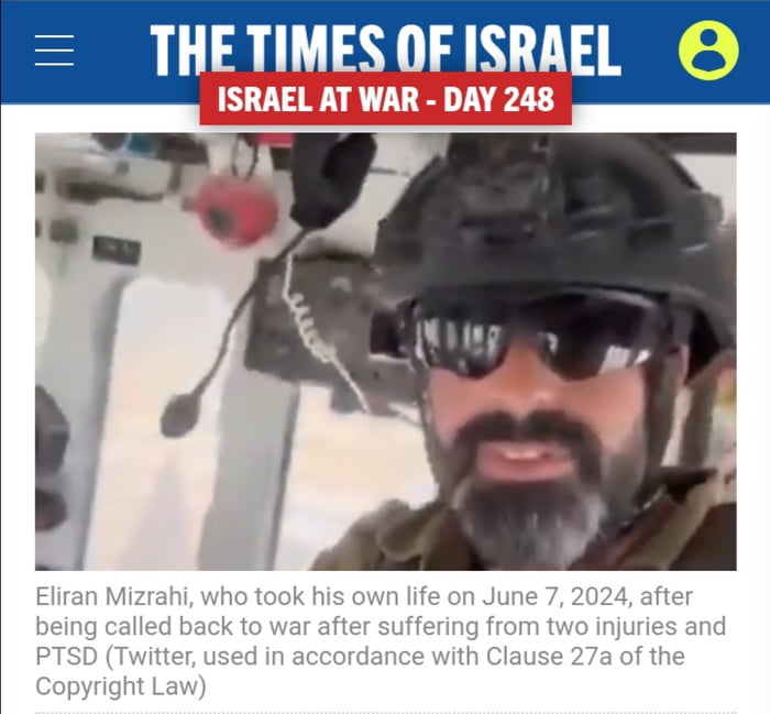 Eliran Mizrahi, IDF's soldier, disowned by the IDF after he  Image