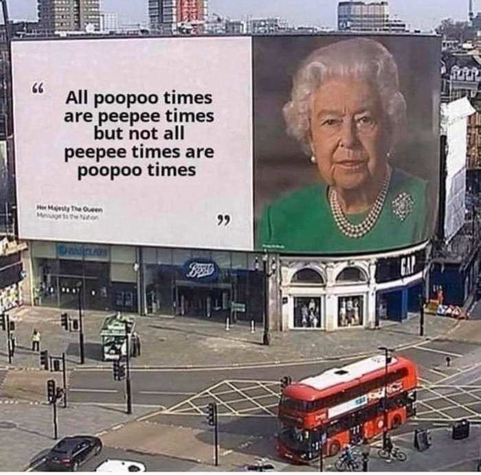 Wise words from the late Queen Image