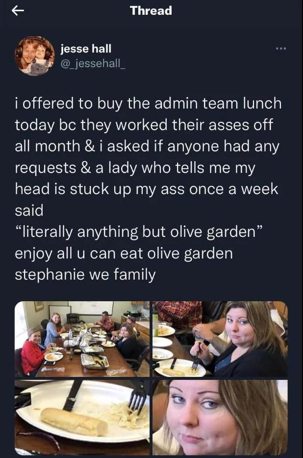 Anything but olive garden: Image