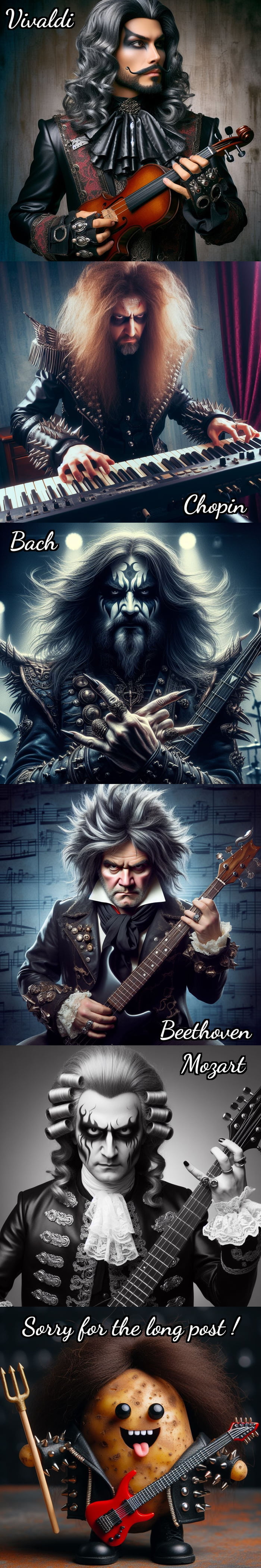 Classical composers as Metal artists.