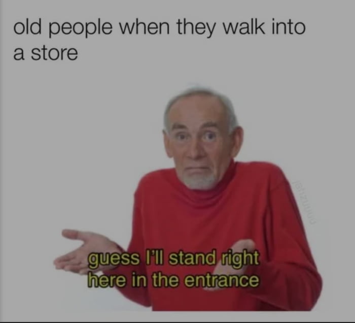 Happened to me today, I stood like this man behind them, the