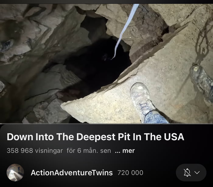 These guys are absolute madlads. Going down a pit almost 200