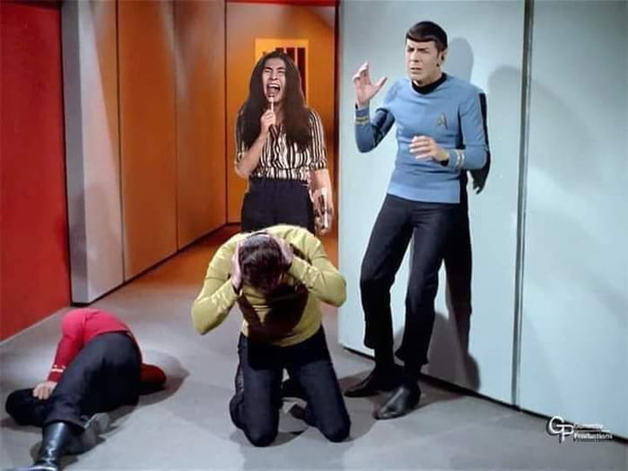 It seems that Yoko Ono ended up on Starship Enterprise. The 