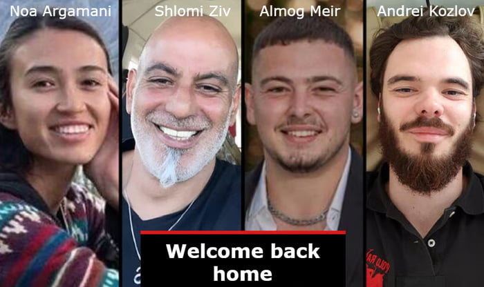 In a crazy rescue operation, 4 Israeli hostages were rescued
