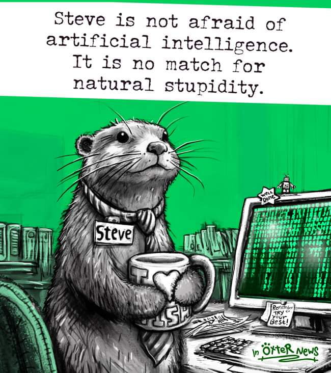 Steve thinks AI is stupid Image