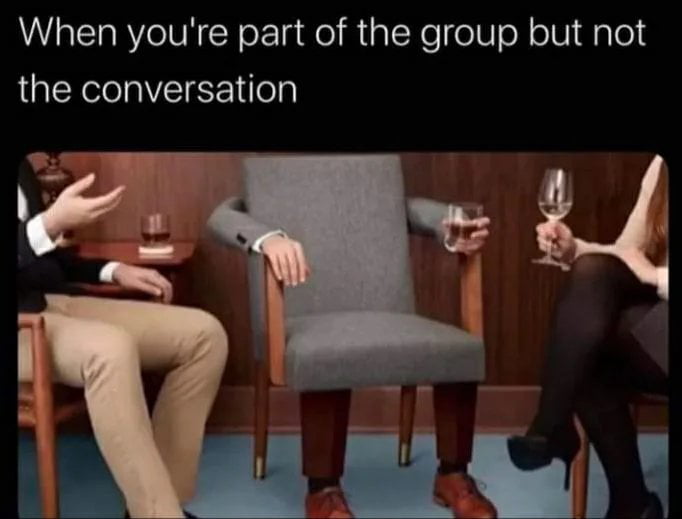 Am I the only one like this in a group?