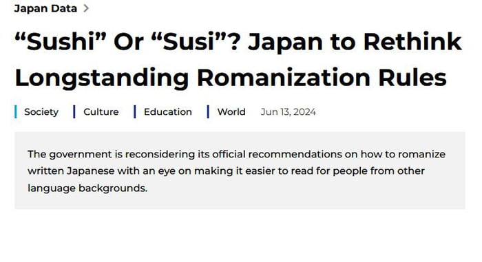 So it's called "Susi" not "Sushi