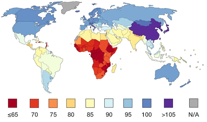 Average IQ by country. No shit sherlock.