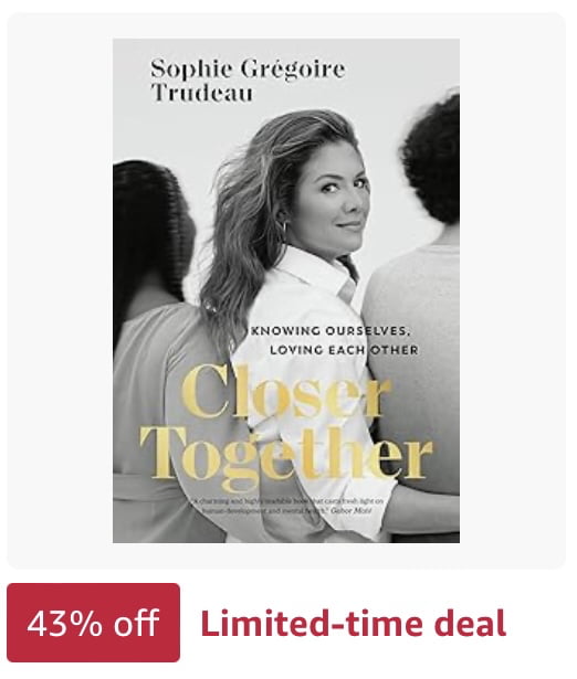 Trudeau's ex's book is 43% off