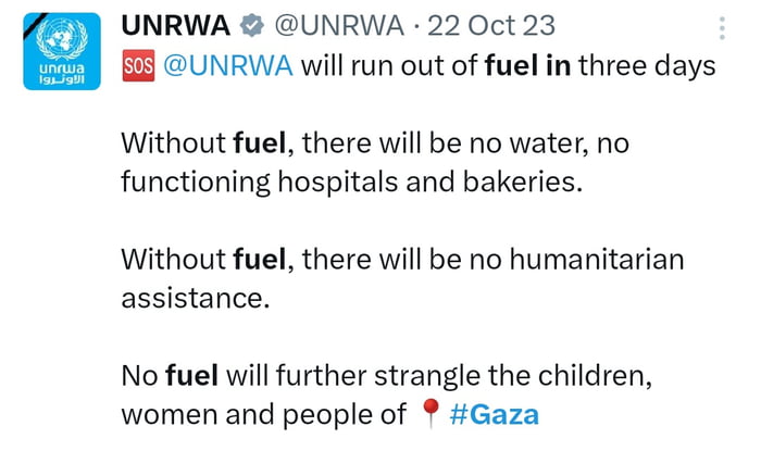 CRISIS: Due to the current difficulties in Gaza, UNRWA are n