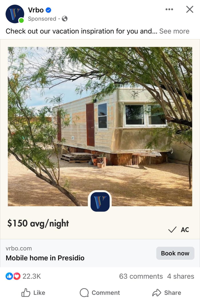 VRBO is getting desperate. What were they thinking advertisi