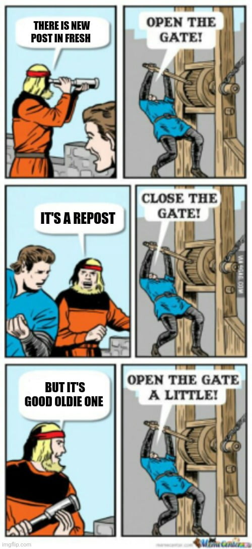 Open the gate a little bit Image
