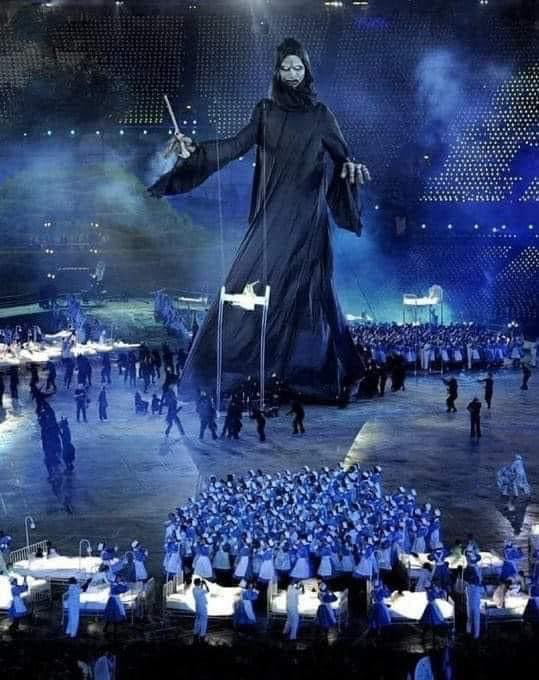 The opening ceremony of the 2012 Olympics in London featured