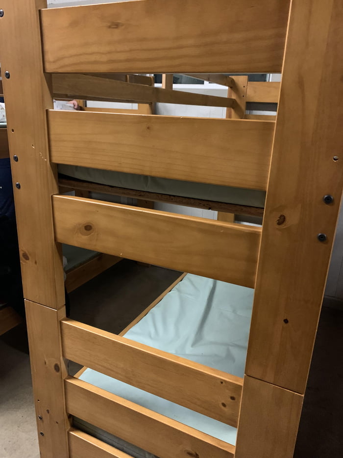 This ladder on the bunk bed