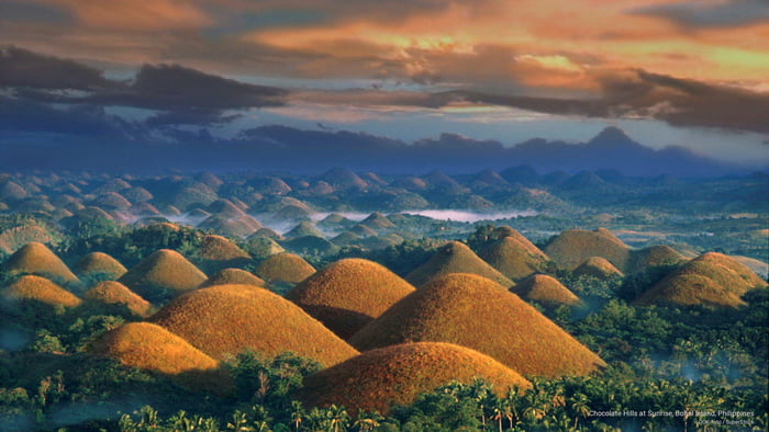 Chocolate hills of the Philippines