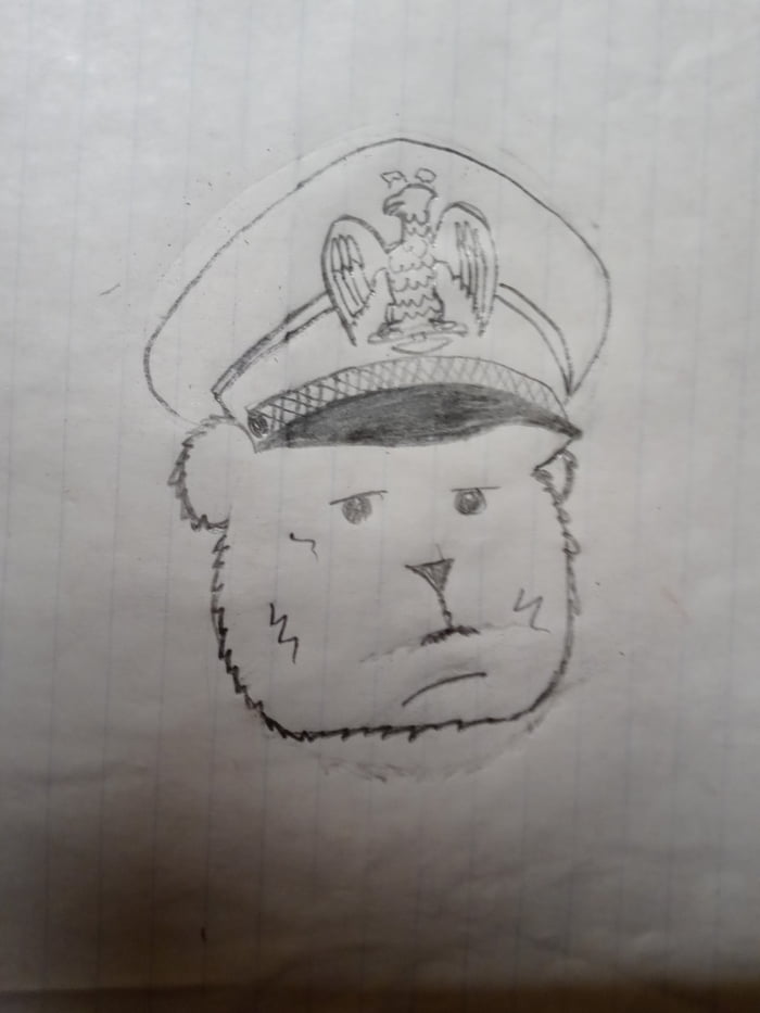 Another MurderBear I made today: Bearnito Mussolini