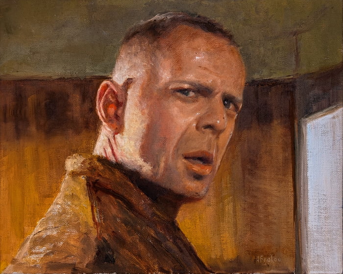 Butch, Updated version, My oil painting Image