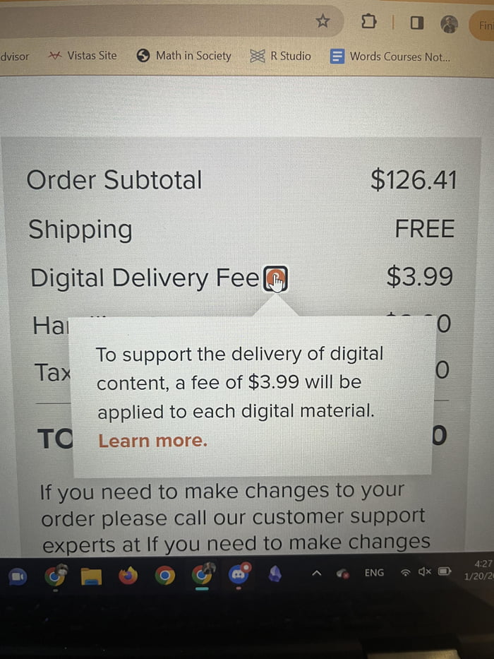 Digital delivery fee??? What for?