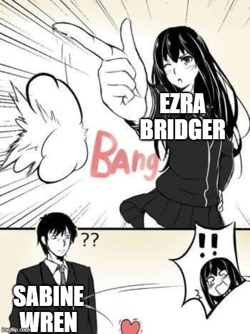 Ezra has no luck with Sabine.