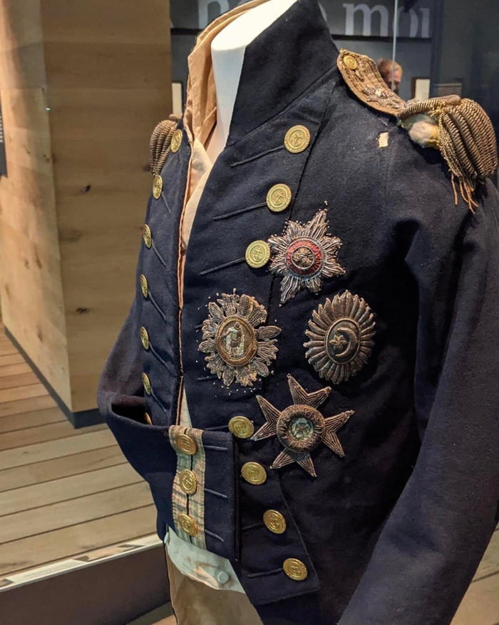 Admiral Nelson’s coat with bullet hole