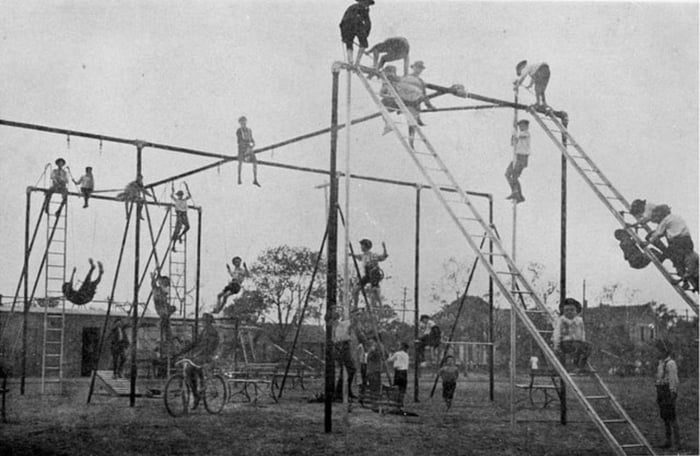 Only the strong survived recess in the early 1900s.