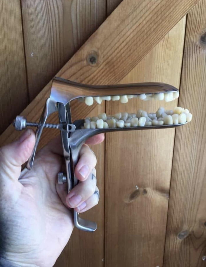 This speculum device with teeth Image