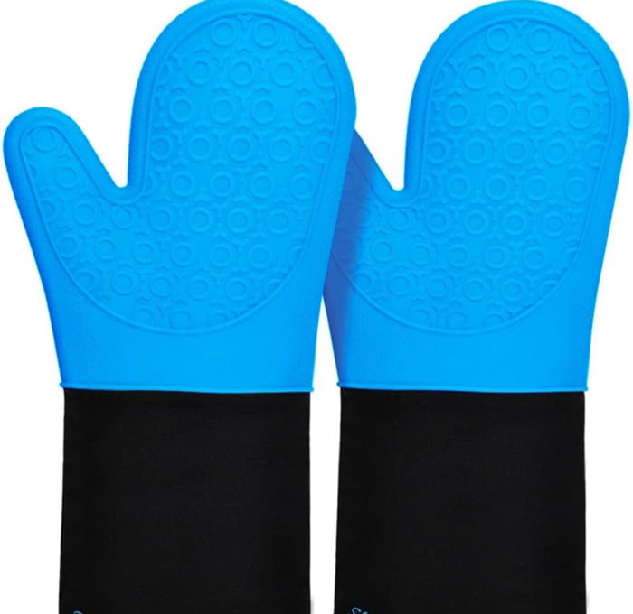 Silicone oven mitts - give you super grip to open jars