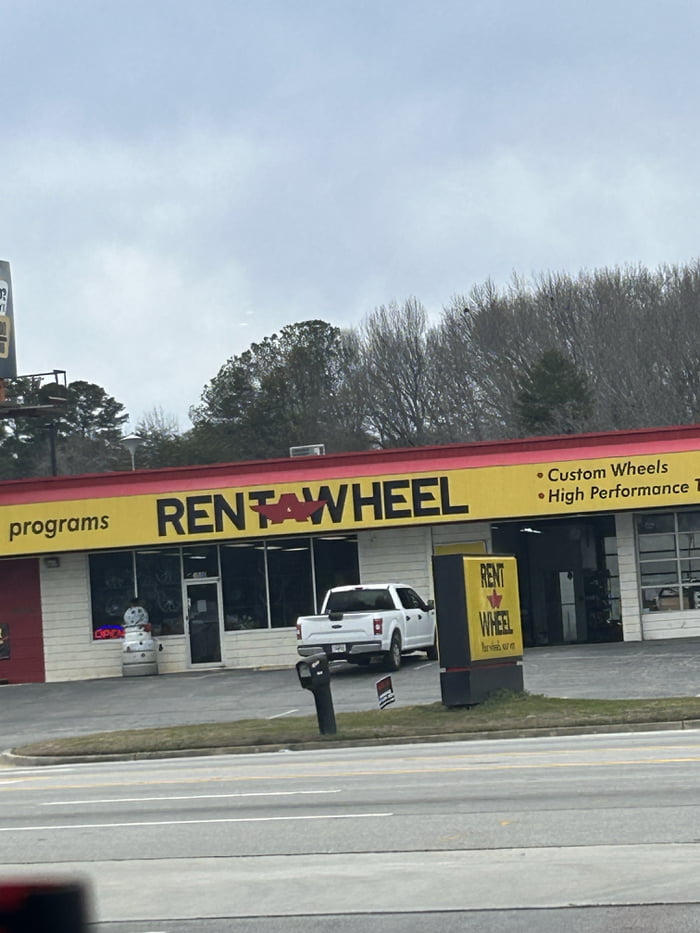 Why would you only need to rent wheels? Image