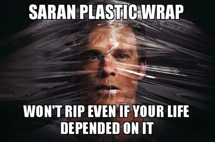 Great commercial for saran wrap Image