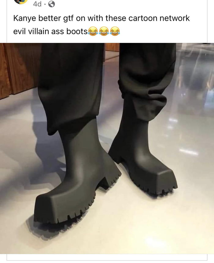 Kanye’s new boots