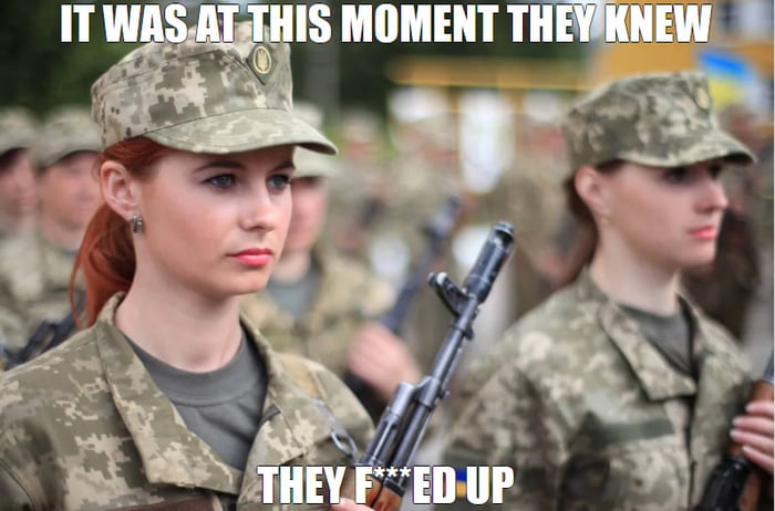 All women in Ukraine should be subject to military service f