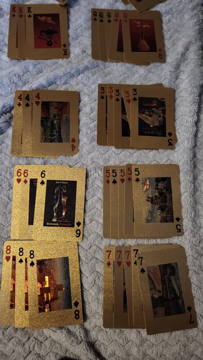 Bought playing cards from Georgia. Something doesn't add up.