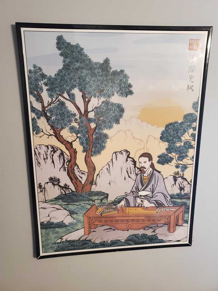 Gun Jesus blesses our front room now. (It's amazing quality) Image