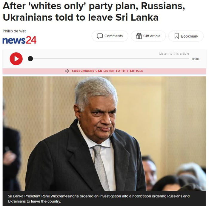 Whites only Party